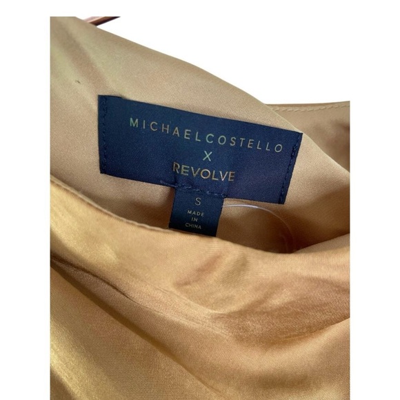 Michael Costello x REVOLVE Mae Gown Maxi Satin One Shoulder Formal Classy Small - Picture 7 of 12
